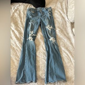American Eagle flared jeans